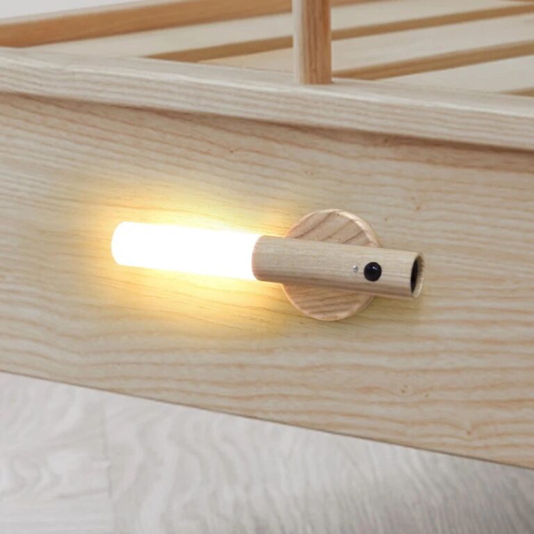Wooden Portable Magnetic Sensor Lights - Premium